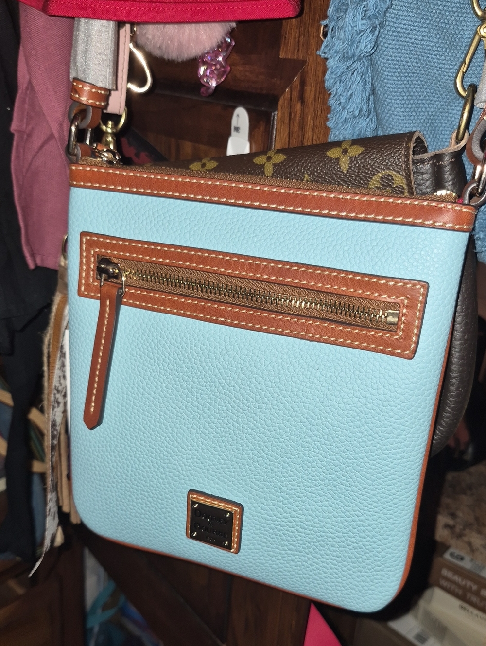 Dooney & Bourke Light Blue Crossbody Bag